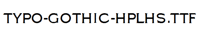 Typo-Gothic-HPLHS