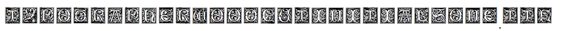 TypographerWoodcutInitialsOne
