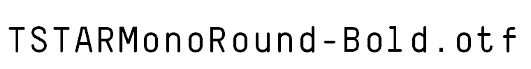 TSTARMonoRound-Bold