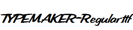 TYPEMAKER-Regular
