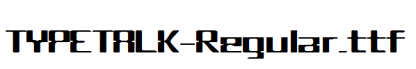 TYPETALK-Regular