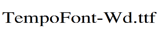 TempoFont-Wd