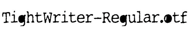 TightWriter-Regular