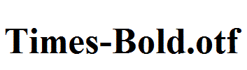 Times-Bold