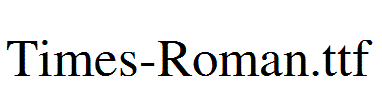 Times-Roman