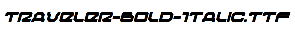 Traveler-Bold-Italic