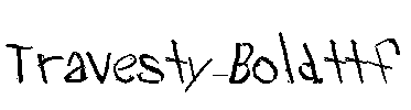 Travesty-Bold