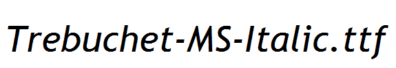 Trebuchet-MS-Italic