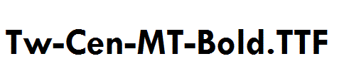 Tw-Cen-MT-Bold