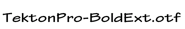 TektonPro-BoldExt