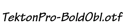 TektonPro-BoldObl
