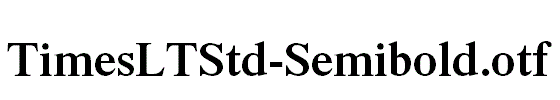 TimesLTStd-Semibold