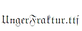 UngerFraktur
