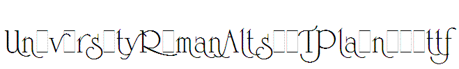 UniversityRomanAltsLETPlain10