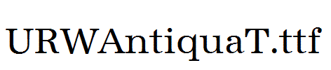 URWAntiquaT
