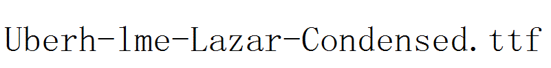 Uberh-lme-Lazar-Condensed