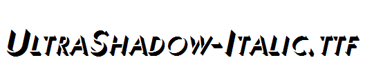 UltraShadow-Italic