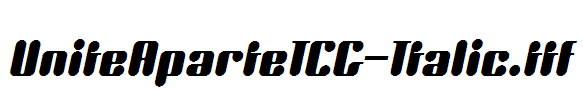 UniteAparteICG-Italic
