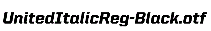 UnitedItalicReg-Black