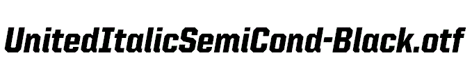UnitedItalicSemiCond-Black