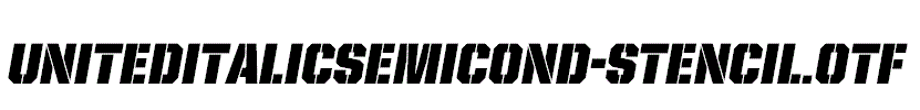 UnitedItalicSemiCond-Stencil