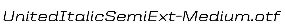 UnitedItalicSemiExt-Medium