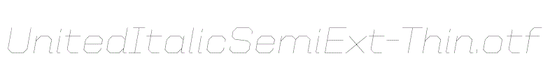 UnitedItalicSemiExt-Thin