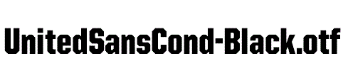 UnitedSansCond-Black