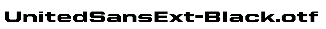 UnitedSansExt-Black