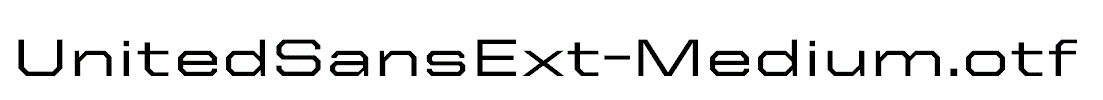 UnitedSansExt-Medium