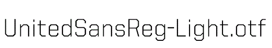 UnitedSansReg-Light