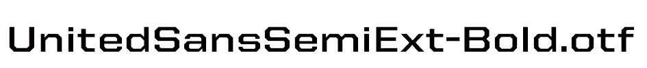 UnitedSansSemiExt-Bold