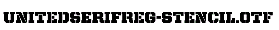 UnitedSerifReg-Stencil