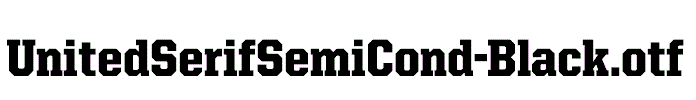 UnitedSerifSemiCond-Black