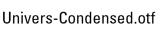 Univers-Condensed