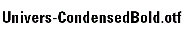 Univers-CondensedBold