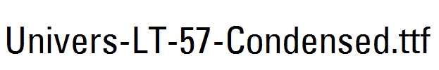 Univers-LT-57-Condensed