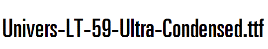 Univers-LT-59-Ultra-Condensed