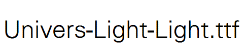 Univers-Light-Light