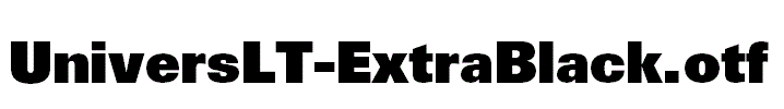UniversLT-ExtraBlack