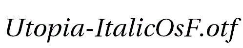 Utopia-ItalicOsF