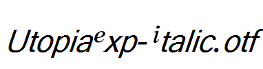 UtopiaExp-Italic