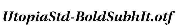 UtopiaStd-BoldSubhIt