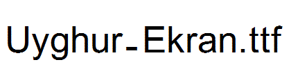 Uyghur-Ekran