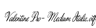 ValentinePro-MediumItalic