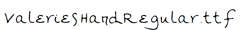 ValeriesHandRegular
