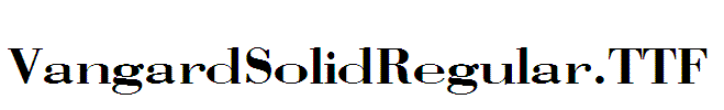 VangardSolidRegular