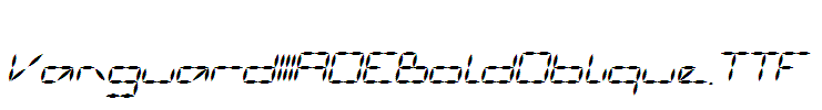 VanguardIIIAOEBoldOblique