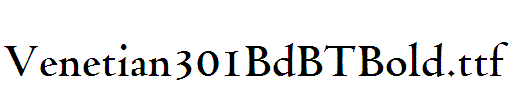 Venetian301BdBTBold