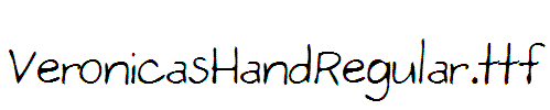 VeronicasHandRegular